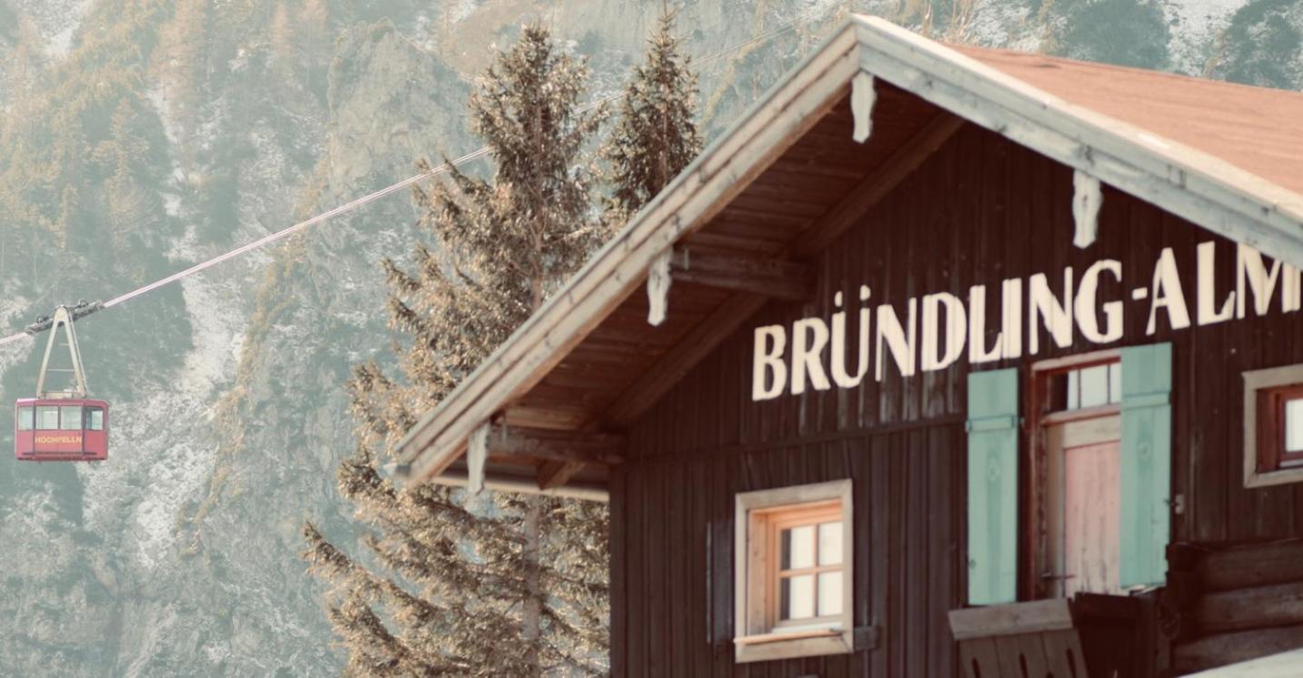 Bruendling-Alm Berggasthof Auf 1167M Auf Dem Hochfelln Bergen  Eksteriør bilde